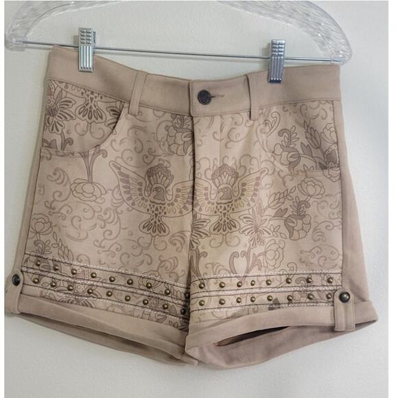 Lucky & Blessed Shorts Womens Size 6 Boho Aztec Hippie Cowgirl Shorts Boho NWT - Picture 1 of 7